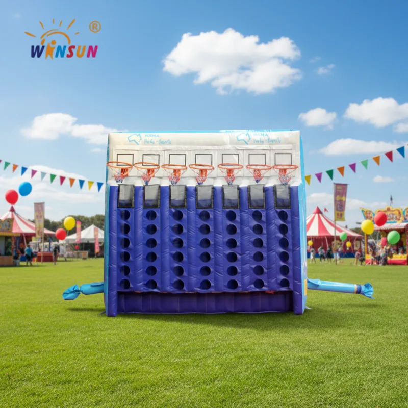 Giant Connect Four - Inflatable Giant Connect Four Basketball Game