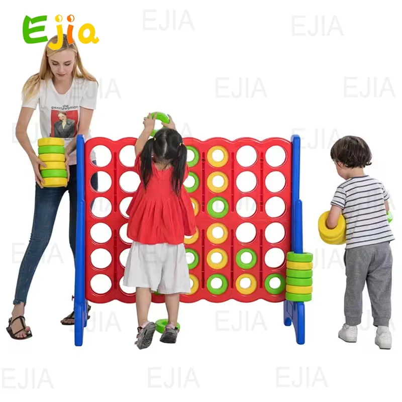 Giant Connect Four - Giant Connect Four 4 Plastic Educational