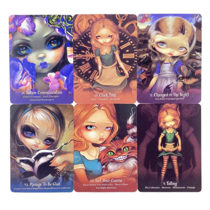 Party Games Alice In Wonderland - Alice The Wonderland Oracle Cards Divination