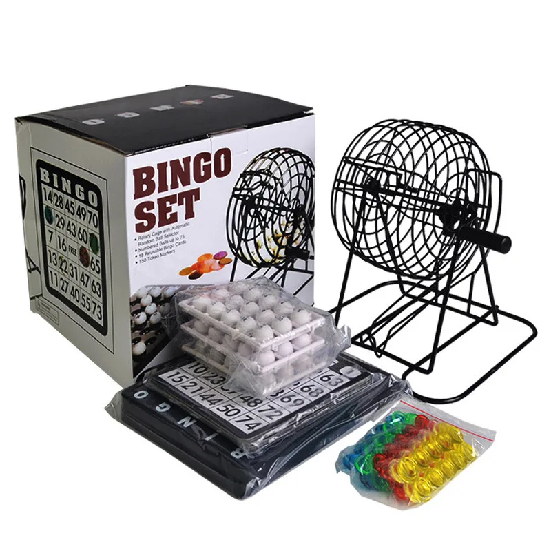 Party Games For Large Groups - Bingo Lottery Machine Steel Bingo Game