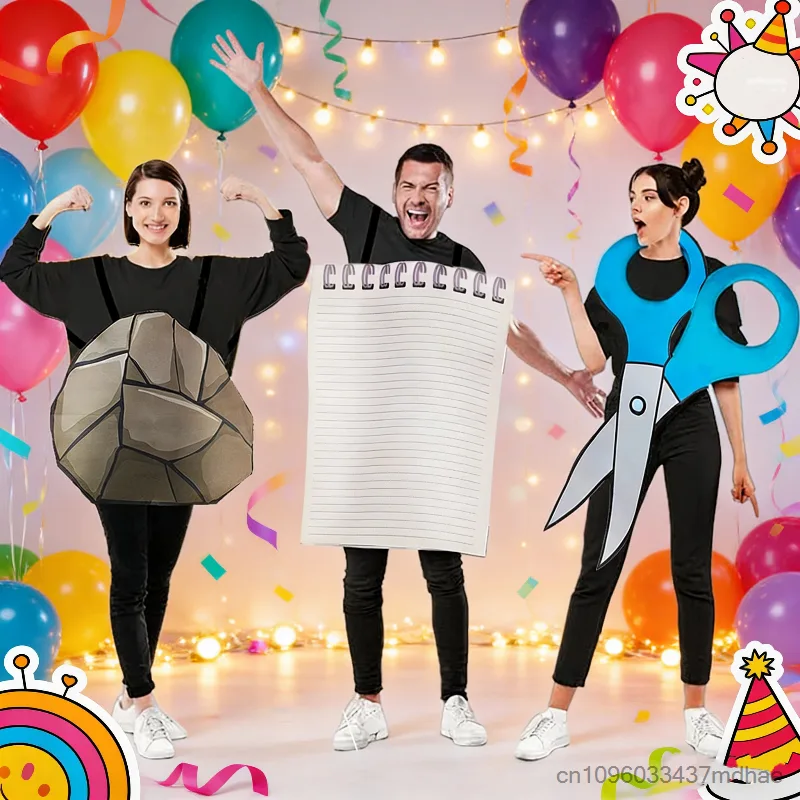 Party Games Adults Funny - Funny Rock Paper Scissors Costume Set