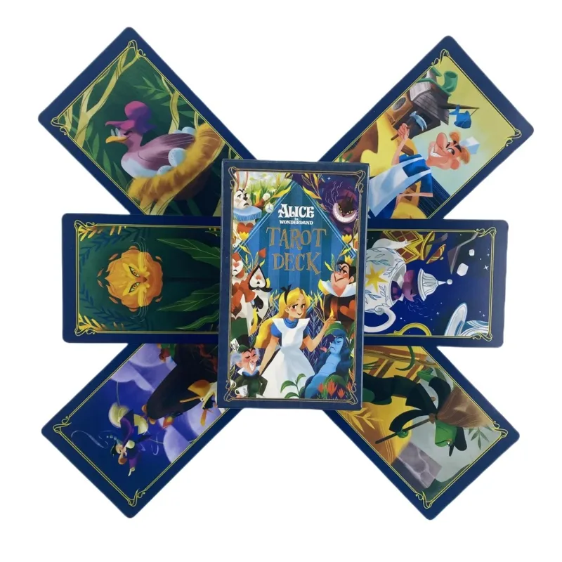 Party Games Alice In Wonderland - Alice in Wonderland Tarot Deck Card