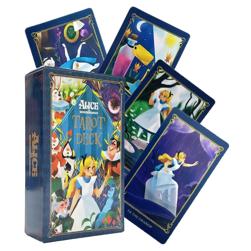 Party Games Alice In Wonderland - Alice in Wonderland Tarot Deck Card