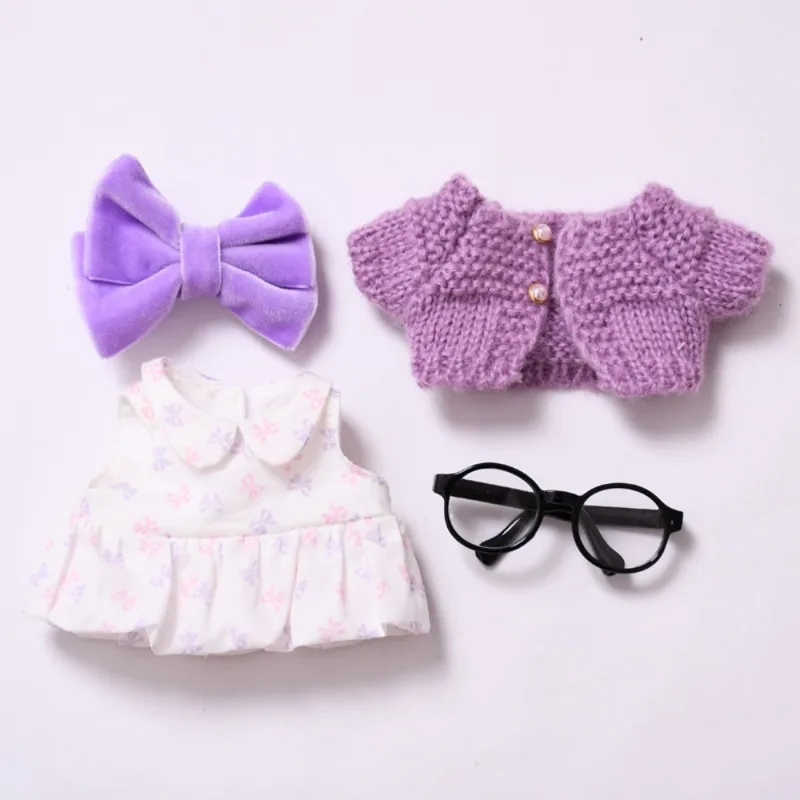 Party Games 15 In 1 - For 15/17cm Labubu Doll Clothes Warm