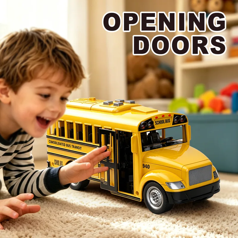 Large Yellow American School B - огляд і ціна Party Games Bus