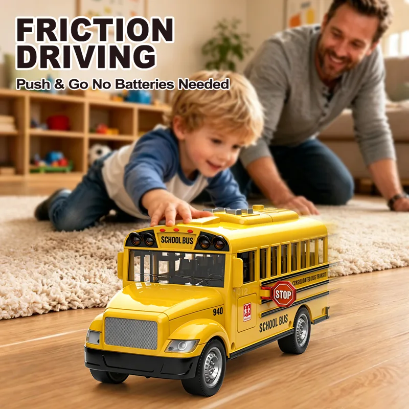 Large Yellow American School B - огляд і ціна Party Games Bus