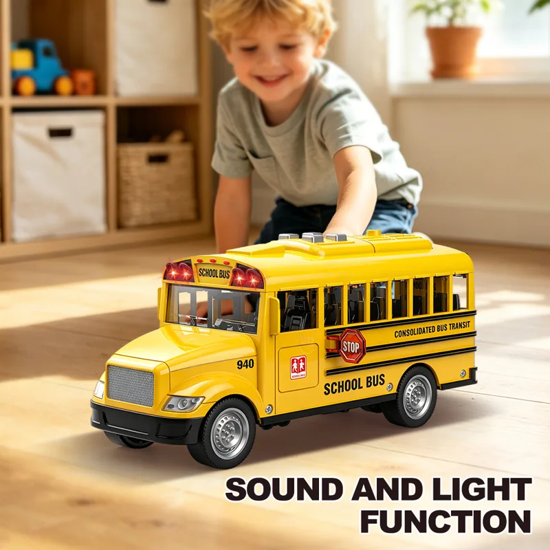 Large Yellow American School B - огляд і ціна Party Games Bus
