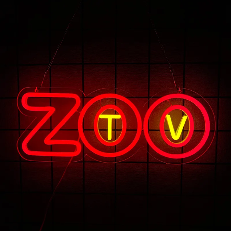 Zoo Tv Neon Sign, Led Letter I - огляд і ціна Zoo Party Games