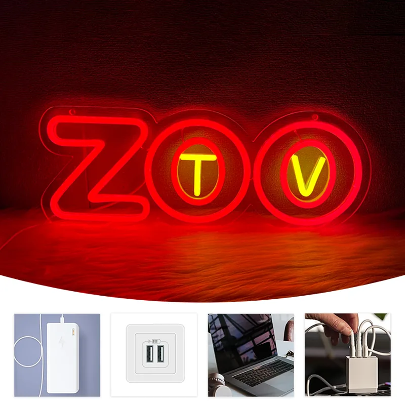 Zoo Tv Neon Sign, Led Letter I - огляд і ціна Zoo Party Games