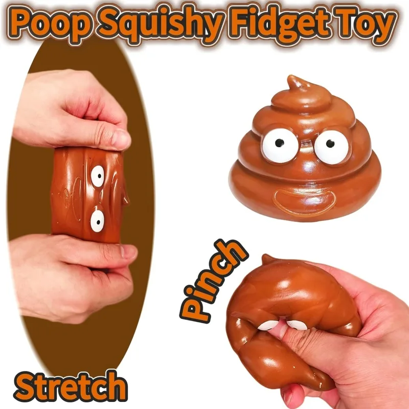 Cute Fidget Squeeze Poo Toy St - огляд і ціна Party Games Adults Funny