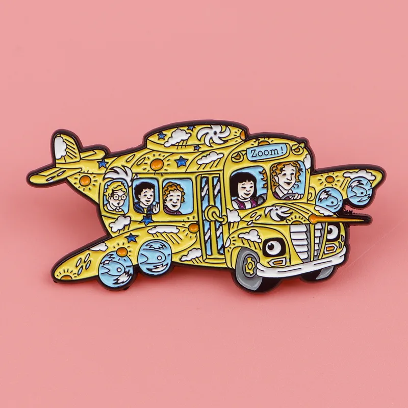 Funny School Bus Enamel Pin Ba - огляд і ціна Party Games Bus