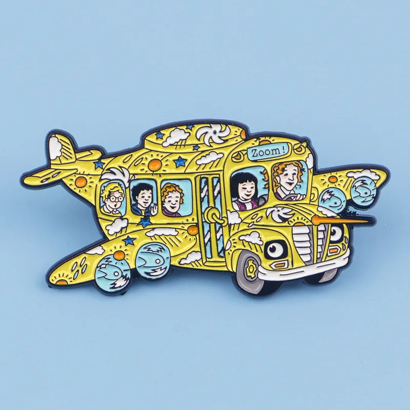 Funny School Bus Enamel Pin Ba - огляд і ціна Party Games Bus