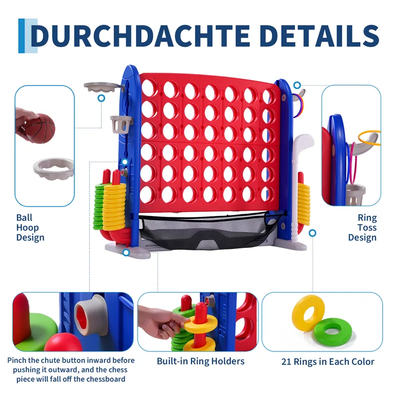 4-in-1 Giant Connect Game Set  - огляд і ціна Giant Connect Four