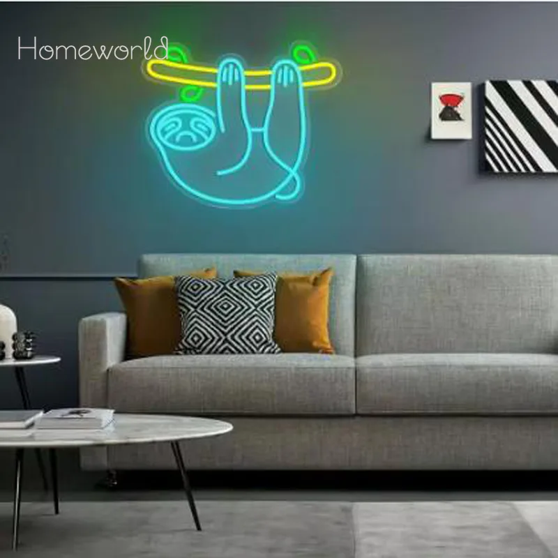 Sloth LED Neon Light sign  USB - огляд і ціна Party Games Switch 1