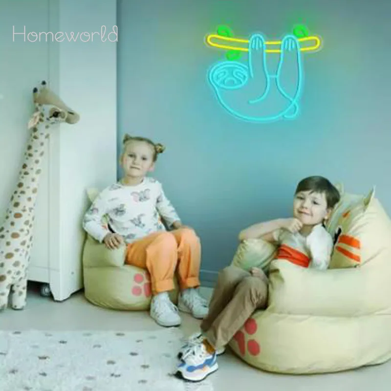 Sloth LED Neon Light sign  USB - огляд і ціна Party Games Switch 1