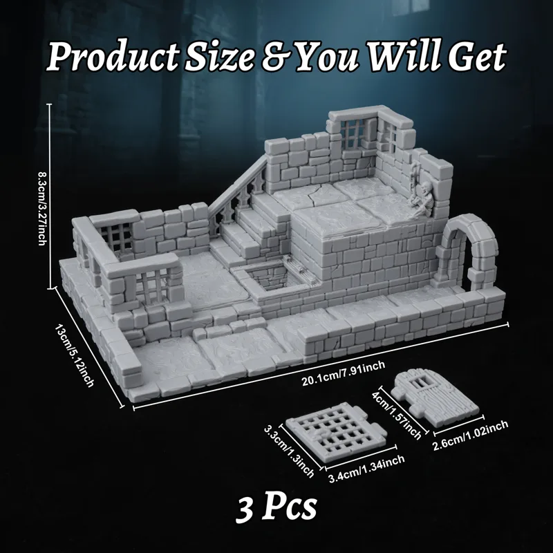 RPG Dungeon Terrain Miniature  - огляд і ціна Ladder Toss Set