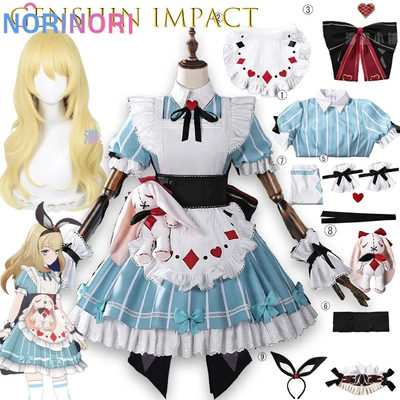 Genshin Impact Alice Cosplay C - огляд і ціна Party Games Alice In Wonderland