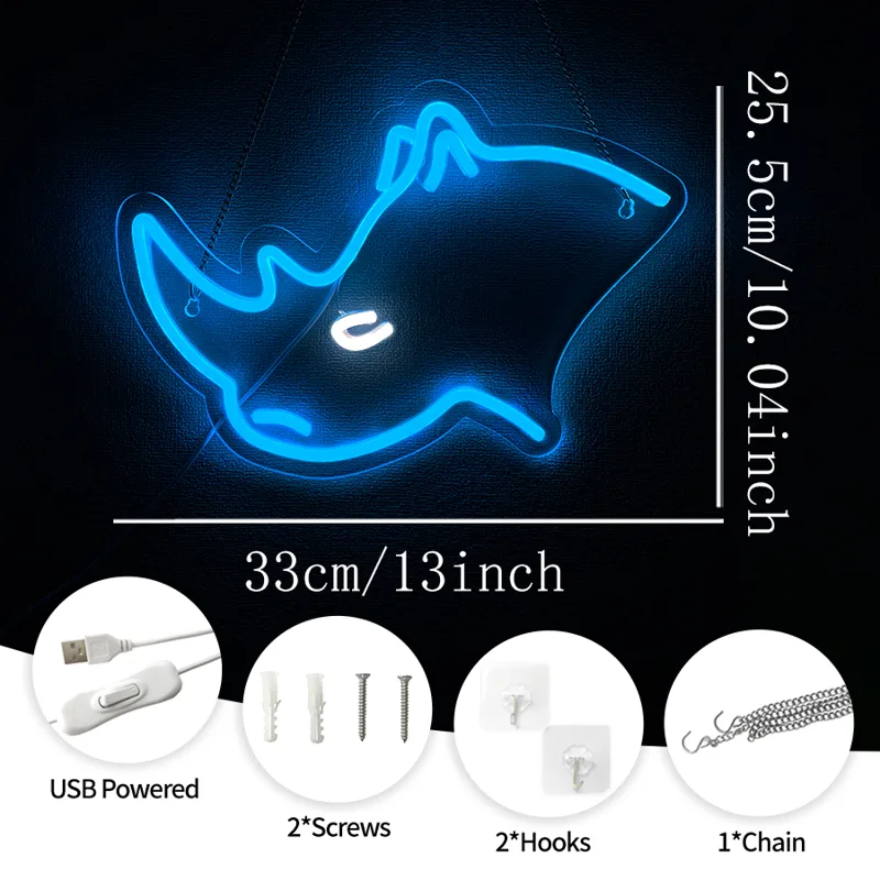 Rhino Led Neon Sign, Animal Ic - огляд і ціна Zoo Party Games