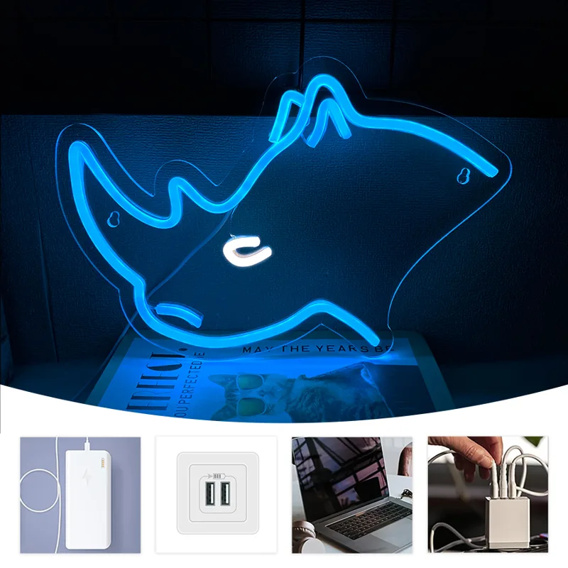 Rhino Led Neon Sign, Animal Ic - огляд і ціна Zoo Party Games