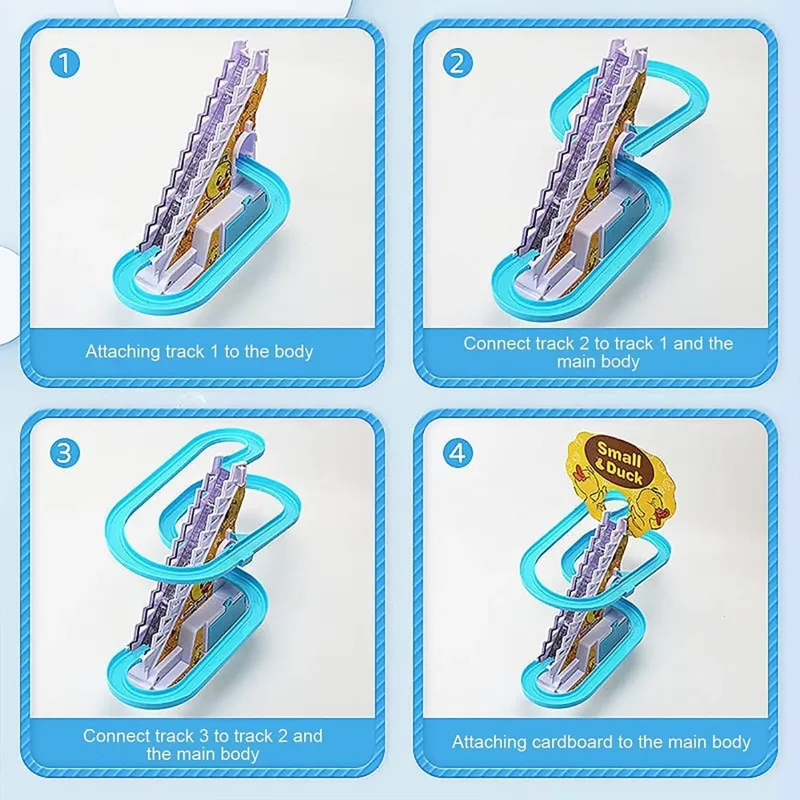 Climbing Stairs Track Toys Ele - огляд і ціна Ladder Toss Set