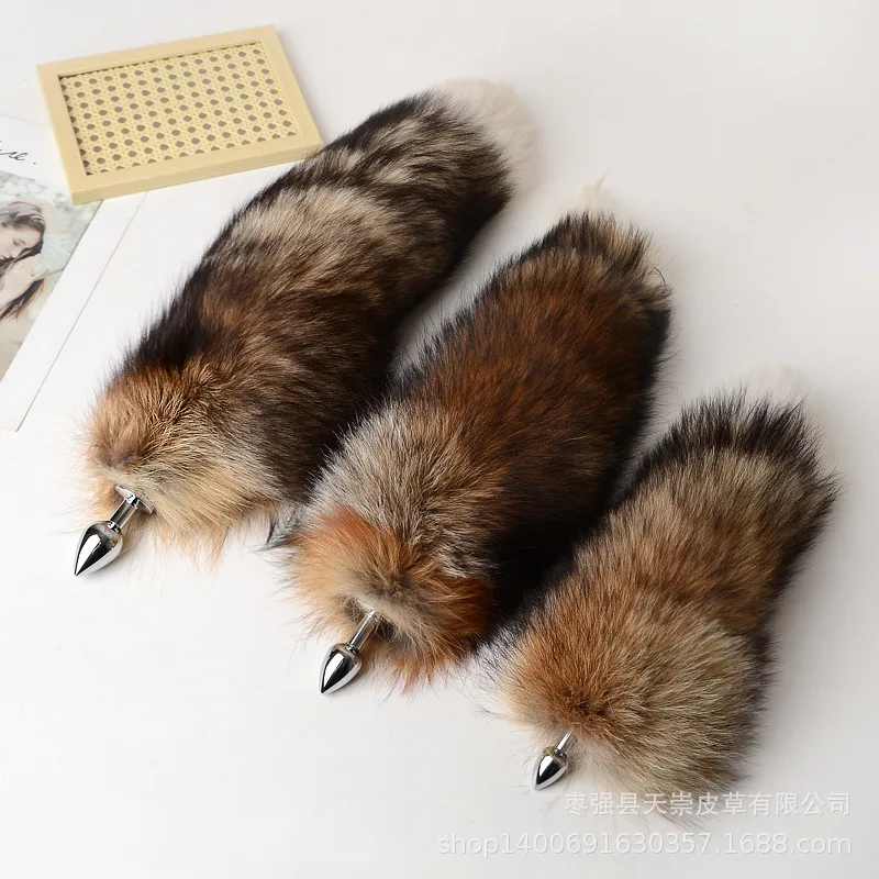 30-100cm Sexy Real Fox Tails w - огляд і ціна Party Games Adults Funny
