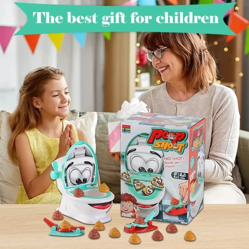 Poop Game Toilet Toy with 12 P - огляд і ціна Party Games 15 In 1