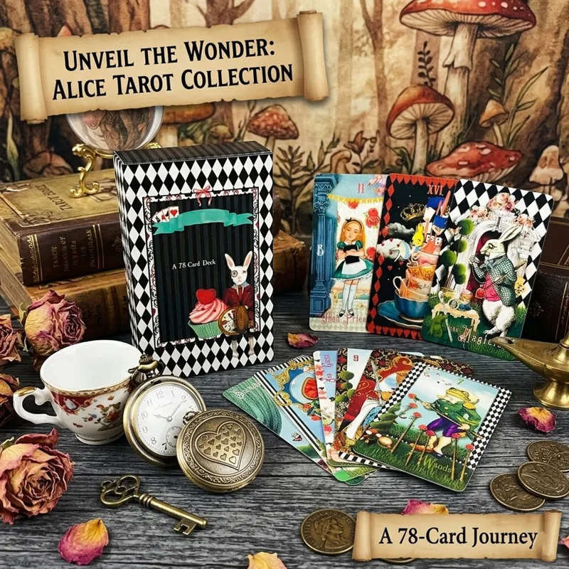 78-Card Alice in Wonderland Ta - огляд і ціна Party Games Alice In Wonderland
