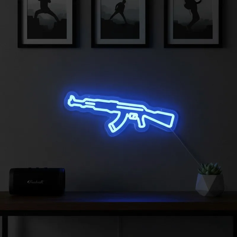 AK Shape Neon Sign - USB-Power - огляд і ціна Party Games Switch 1