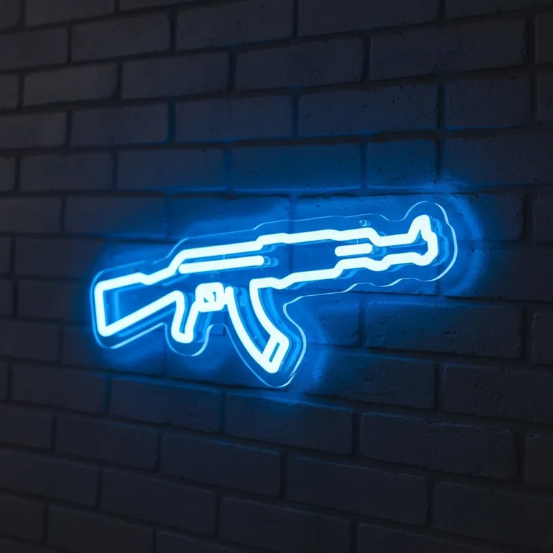 AK Shape Neon Sign - USB-Power - огляд і ціна Party Games Switch 1