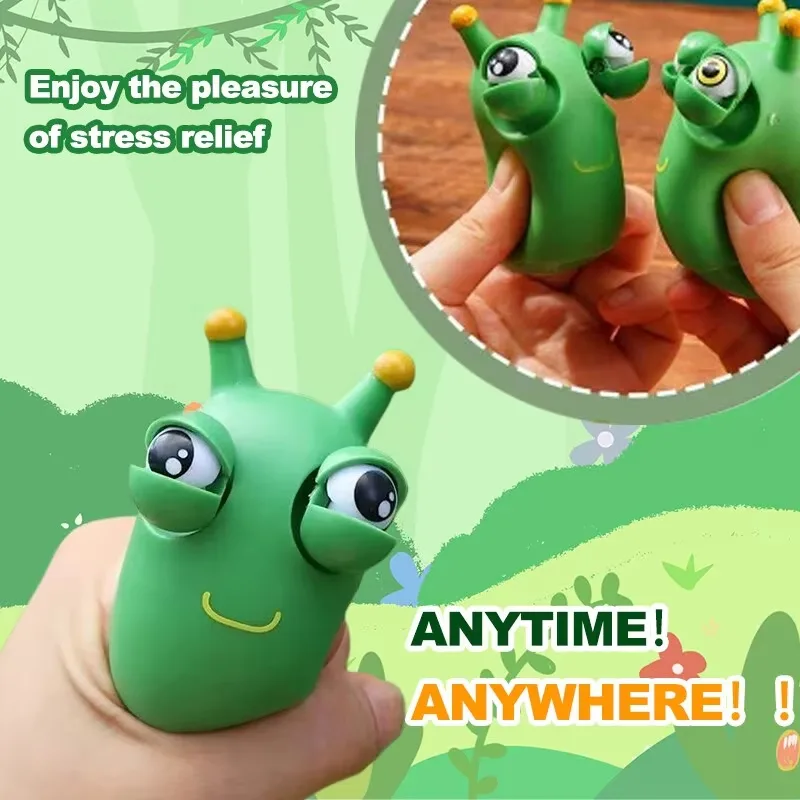 1/3PCS Novelty Green Worm Sque - огляд і ціна Party Games Adults Funny