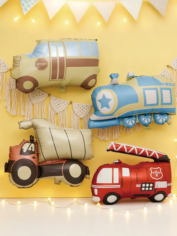 Cartoon Car Balloon, Fire Engi - огляд і ціна Party Games Bus