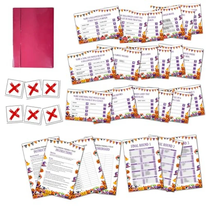 Halloween Friendly Feud Game,  - огляд і ціна Party Games For Large Groups