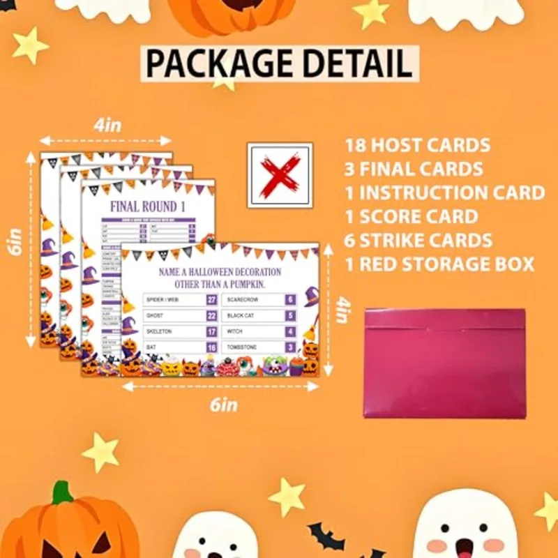 Halloween Friendly Feud Game,  - огляд і ціна Party Games For Large Groups
