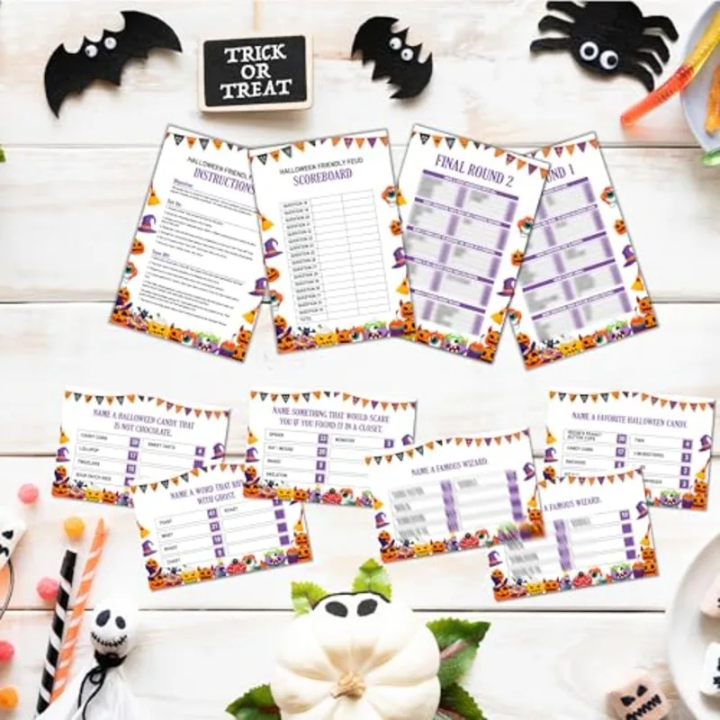 Halloween Friendly Feud Game,  - огляд і ціна Party Games For Large Groups