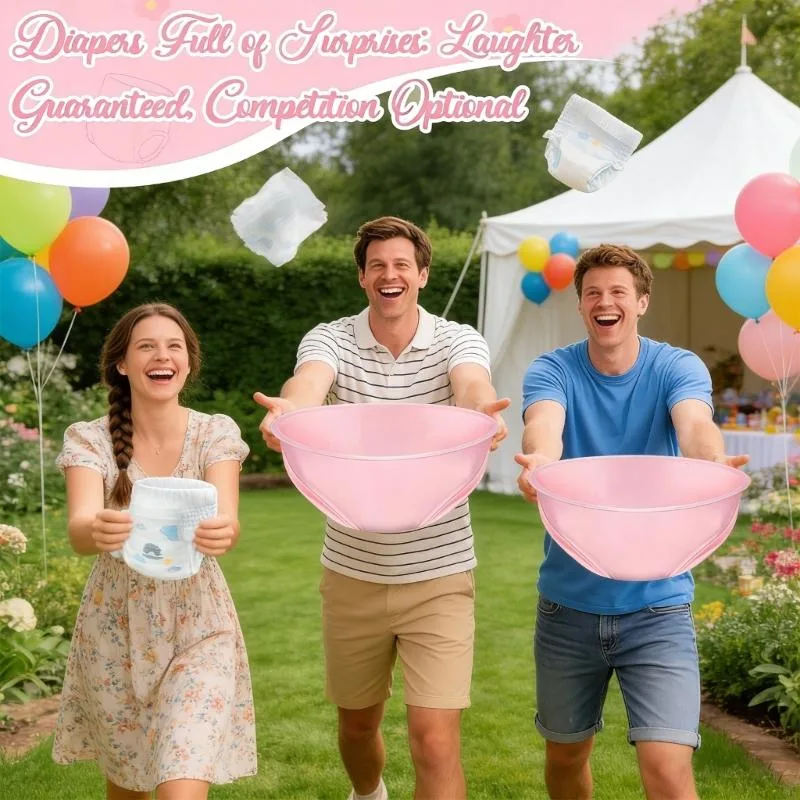 3 Pack Large Diaper Toss Game  - огляд і ціна Party Games For Large Groups