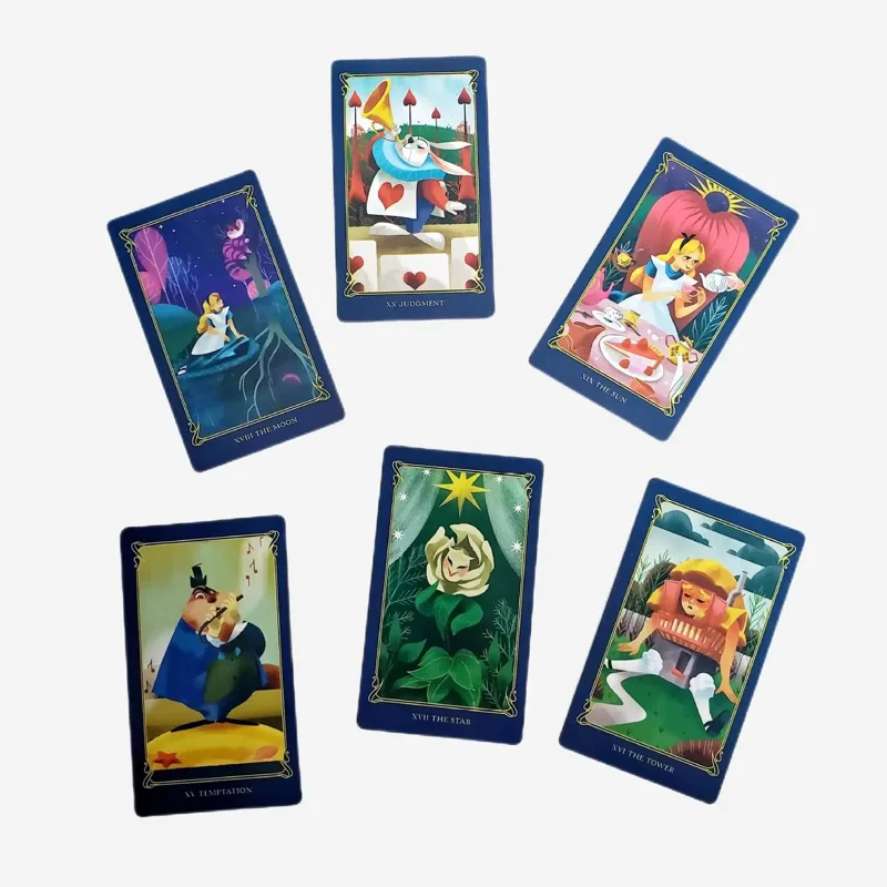Alice in Wonderland Tarot Deck - огляд і ціна Party Games Alice In Wonderland