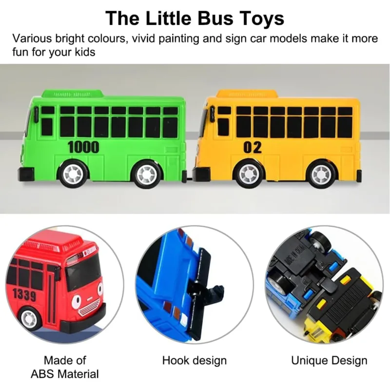 Mini Pull Back Tayo Bus Toy Se - огляд і ціна Party Games Bus