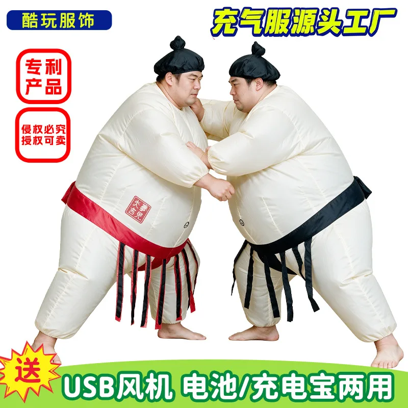 Halloween Inflatable Sumo Cost - огляд і ціна Party Games Adults Funny