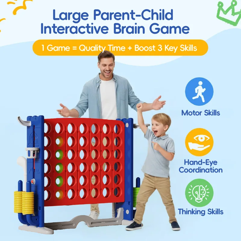 Giant 4 Connect in a Row Game  - огляд і ціна Giant Connect Four