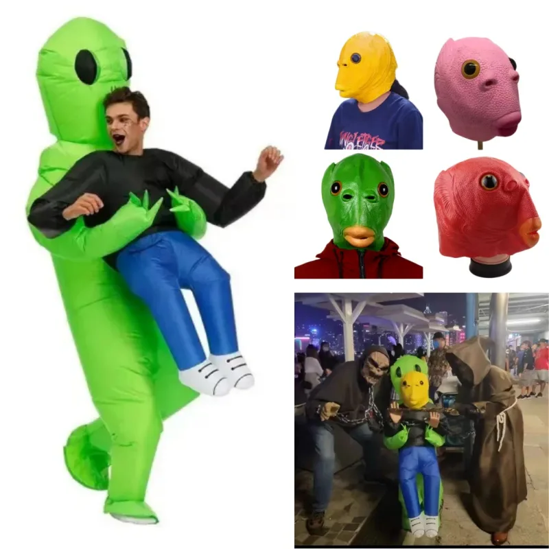 Inflatable Alien Costume With  - огляд і ціна Party Games Adults Funny