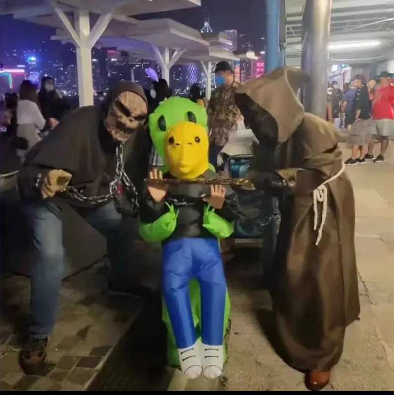 Inflatable Alien Costume With  - огляд і ціна Party Games Adults Funny