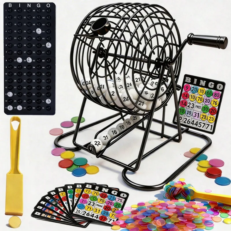 Bingo Game Set-Includes Metal  - огляд і ціна Party Games For Large Groups