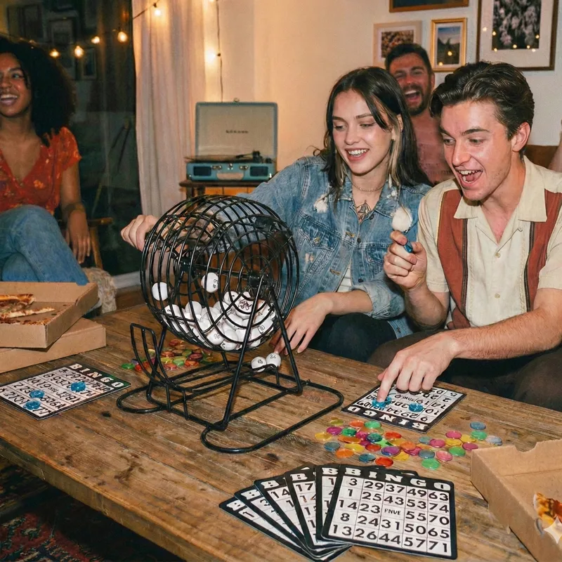 Bingo Game Set-Includes Metal  - огляд і ціна Party Games For Large Groups