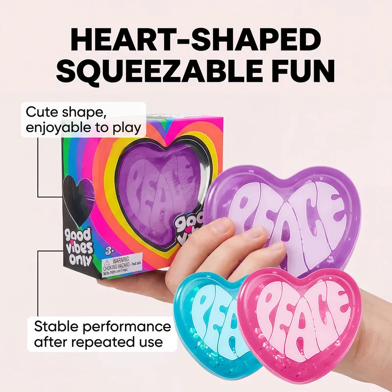 InStock PEACE Heart Shape Squi - огляд і ціна Party Games Adults Funny