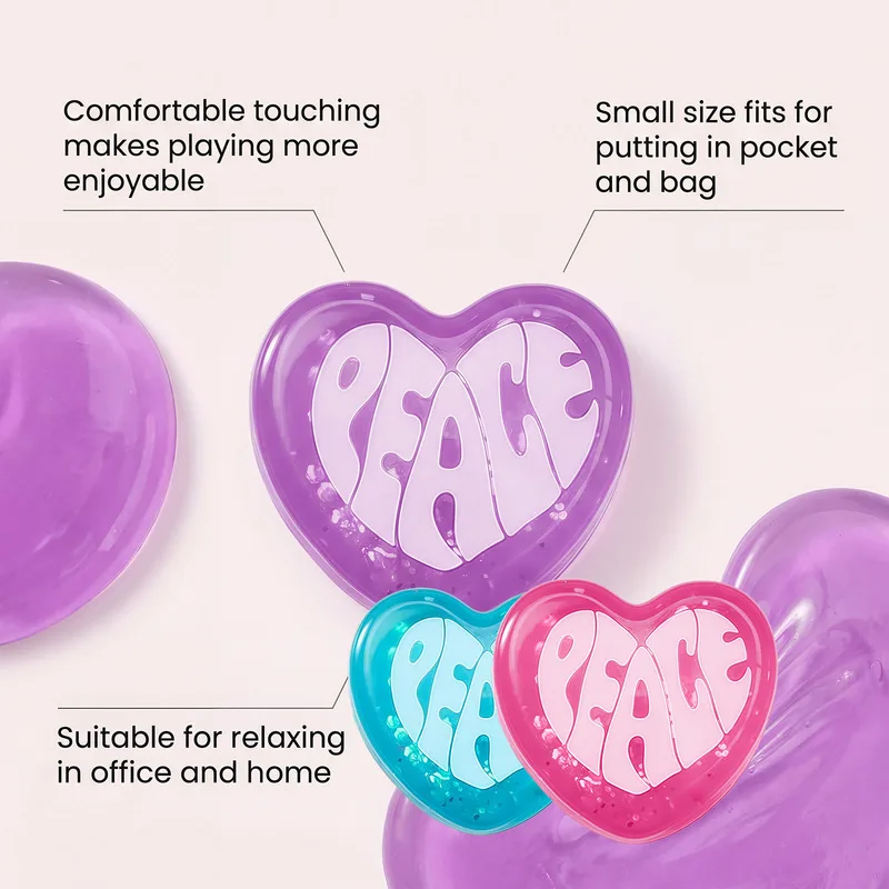 InStock PEACE Heart Shape Squi - огляд і ціна Party Games Adults Funny